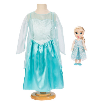 Muñeca Elsa + Disfraz Frozen 2 Disney 38cm